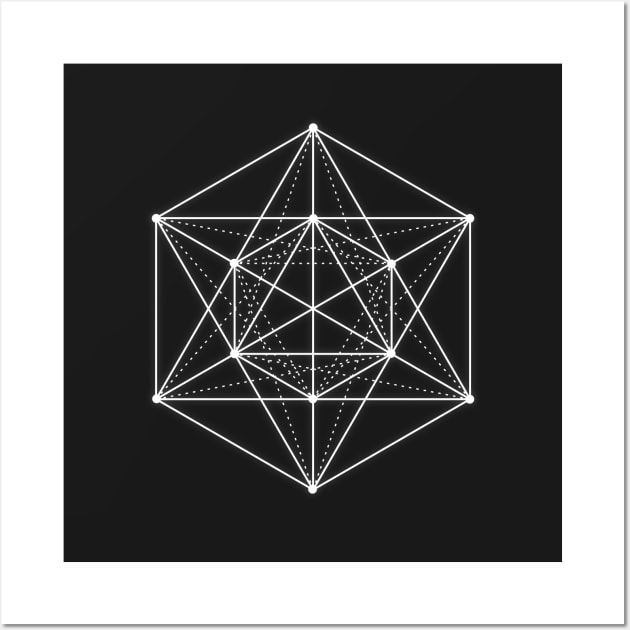 Sacred geometry / Minimal Hipster Symbol Art Wall Art by badbugs